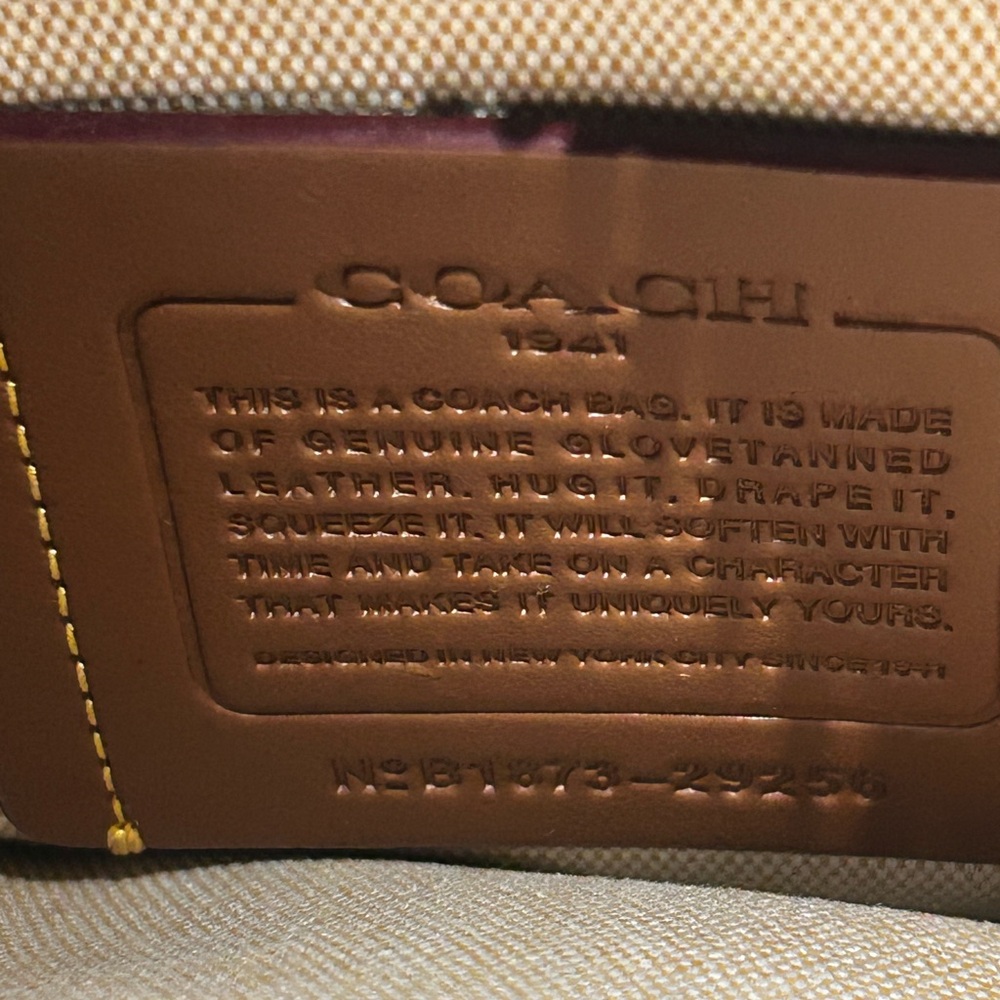Coach Cooper Carryall In Colorblock With Rivets - Picture 14 of 16